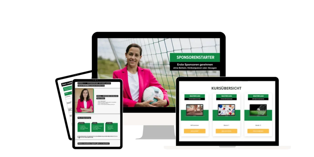 SponsorenStarter-Kurs von der Expertin für Sportsponsoring Julia Wiedemann