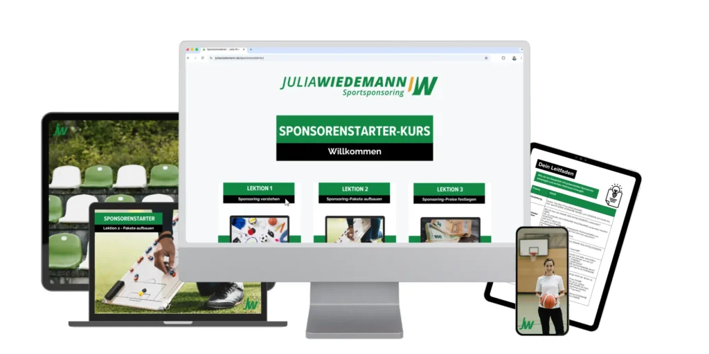 SponsorenStarter-Kurs von der Expertin für Sportsponsoring Julia Wiedemann