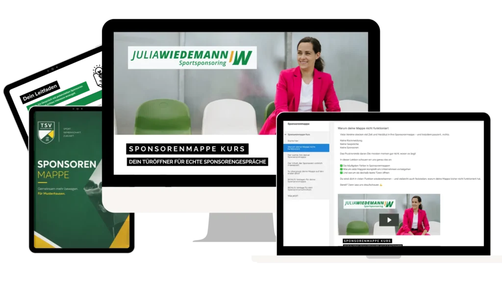 Sponsorenmappe-Kurs für die die passende Mappe für deinen Verein.