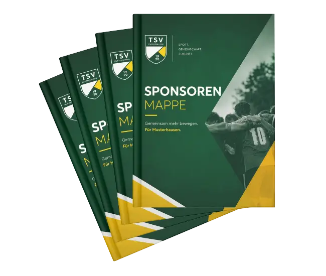 Auch du kannst eine solche Sponsorenmappe erstellen. Der Sponsorenmappe-Kurs hilft dir dabei.
